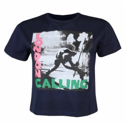 tričko dámské (top) Clash - London Calling - NAVY - ROCK OFF - CLCT04LN