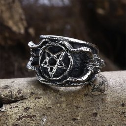 prsten Baphomet Sigil Occultisme - 11207-SI-BXG