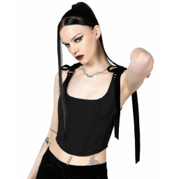 korzet dámský KILLSTAR - Flora - Black - KSRA008801