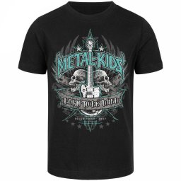 tričko dětské Born to be wild - black - multicolour - METAL-KIDS - 805.25.8.999