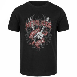 tričko dětské Never too young to rock - black - multicolour - METAL-KIDS - 780.25.8.999