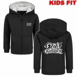 mikina dětská Ozzy Osbourne - (Logo) - black - white - Metal-Kids - 364.39.8.7