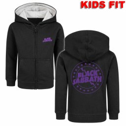 mikina dětská Black Sabbath - (Emblem) - black - purple - Metal-Kids - 809.39.8.91