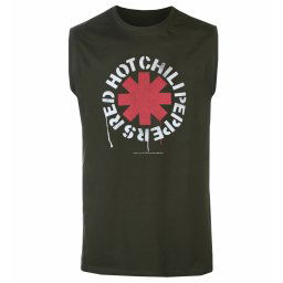 tílko pánské Red Hot Chili Peppers - Stencil - GREEN - ROCK OFF - RHCPTANK02MGR