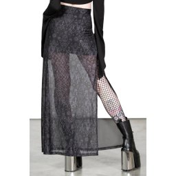 sukně dámská KILLSTAR - Baphy - Black - KSRA009020