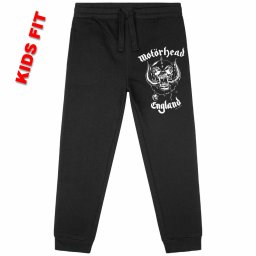 kalhoty dětské (tepláky) Motörhead- England: Stencil - Metal-Kids - Black/White - 796.11.8.7