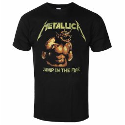tričko pánské Metallica - Jump In The Fire Vintage - Black - METTS62MB