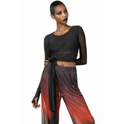 tričko dámské s dlouhým rukávem (top) KILLSTAR - Sunset Wrap - KSRA008110