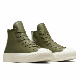 boty dámské CONVERSE - Chuck Taylor All Star Lift - Utility/Egret/Silver - A07131C