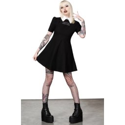 šaty dámské KILLSTAR - Wednesday - Blackest Heart - KSRA009227