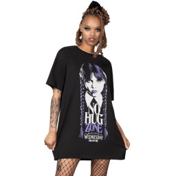 tričko unisex KILLSTAR - Wednesday - Ray Of Jet - Black - KSRA009240