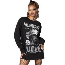 tričko unisex s dlouhým rukávem KILLSTAR - Wednesday - I Don't Do Tears - KSRA009256