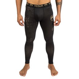 kalhoty pánské (legíny) VENUM - Santa Muerte Dark Side - Black/Brown - VENUM-04803-124
