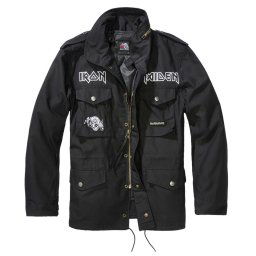 bunda pánská Iron Maiden - M65 - BRANDIT - 61058-black
