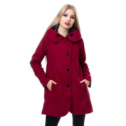 kabát dámský INNOCENT LIFESTYLE - ADELINA - RED - POI1291