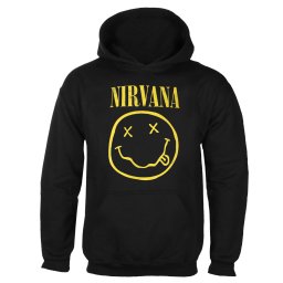 mikina pánská Nirvana - Yellow Happy Face - ROCK OFF - NIRVHD04MB