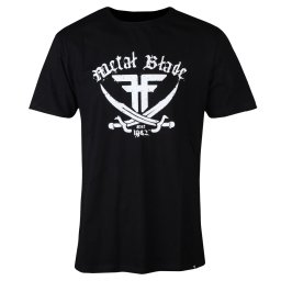 tričko pánské FALLEN -Metal Blade Pirate - Black/White - FMP1RE12 BLACK-WHITE