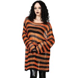 svetr unisex KILLSTAR - Pumpkin Patch - Orange - KSRA009295