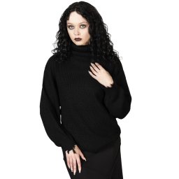 svetr dámský KILLSTAR - Corvus - Black - KSRA009276