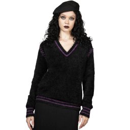 svetr dámský KILLSTAR - Emiliana - Black - KSRA009665