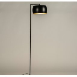 Stojací designová lampa Pallas Bond Black and Gold