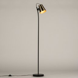 Stojací designová lampa Laventa Black and Gold