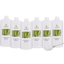 Masážní emulze Neutral, 6 x 1000 ml s dávkovačem