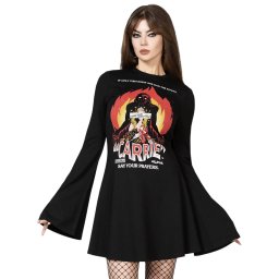 šaty dámské KILLSTAR x CARRIE - Creepy - Black - KSRA009707