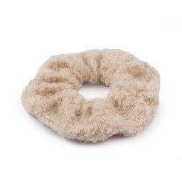 Gumička do vlasů Teddy, barva 2 béžová světlá