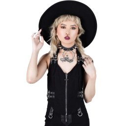 tílko dámské (korzet) KILLSTAR - Ravana Cross - Black - KSRA003368