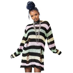 svetr KILLSTAR - Liqorice Knit - Multi - KSRA006205