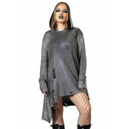 svetr KILLSTAR - Hot As Heim - Silver - KSRA006565