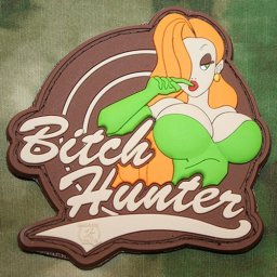 JACKETS TO GO nášivka BITCH HUNTER plast VELCRO MULTICAM