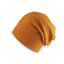 Bavlněná čepice / nákrčník unisex, barva 8 hořčicová čepice