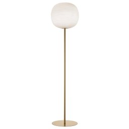 Výprodej Foscarini designové stojací lampy Gem Terra - zlatá