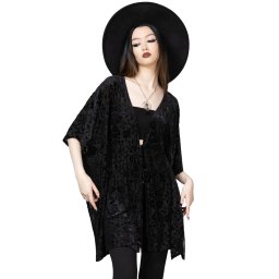 přehoz dámský KILLSTAR - Faerie Trait - Black - KSRA009731