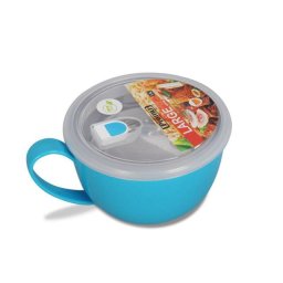 Hrnek jídlonosič Eldom Promis TM110B s ventilem, modrý, 1,1 l