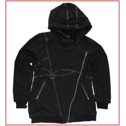 bunda dámská (kabátek) POIZEN INDUSTRIES - REAVER - BLACK - POŠKOZENÁ - BEA171