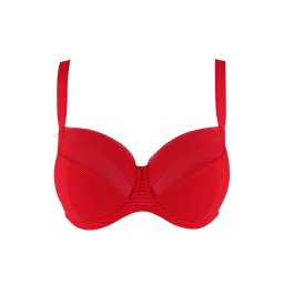 Máša nevyztužená podprsenka s kosticí 70G červená
