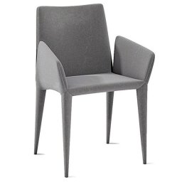 Výprodej Bonaldo designové židle Filly 2 (područky, šedé čalounění)