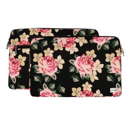 Wonder Sleeve Laptop 13"-14" - Černé s růžemi