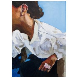 Paper Collective designové moderní obrazy The Man I Met At A Bar (120 x 168 cm)