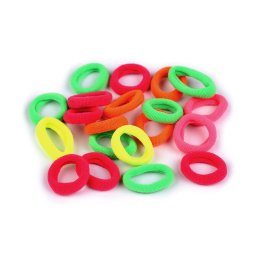 Mini gumičky do vlasů, barva 5 mix