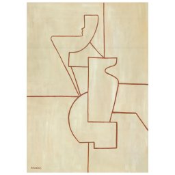 Paper Collective designové moderní obrazy Antic Ideal 01 (120 x 168 cm)