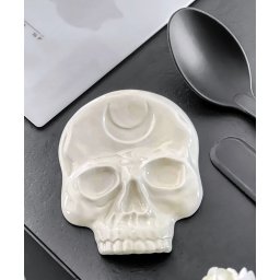 podložka na lžičku KILLSTAR - Skull - White - KSRA009360