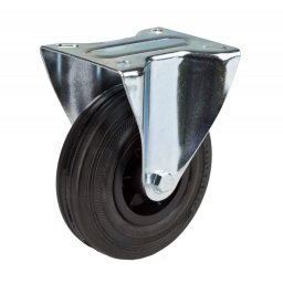 DEMA Gumové pevné kolečko 125 mm, do 60 kg 21327D