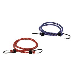 DEMA Pružný upínací popruh s hákem / gumicuk 8 mm x 80 cm, 2 ks 46513D