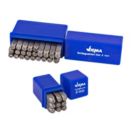 DEMA Raznice písmena + čísla 6 mm, 36-dílná sada 18503D