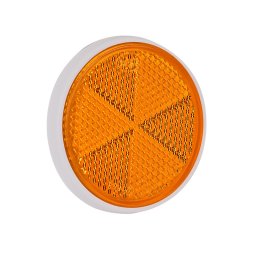 DEMA Kulatá odrazka samolepící 60 mm žlutá 69034D