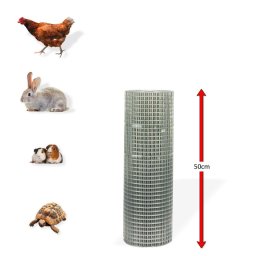 DEMA Voliérové ​​čtyřhranné pletivo pozinkované 19 mm, 0,5x10 m, drát 0,8 mm 31222D